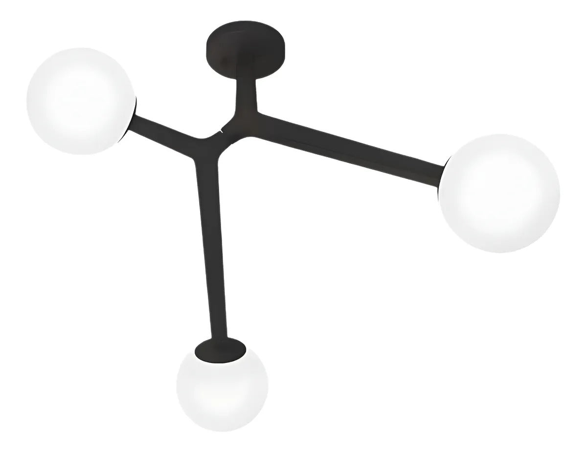 Plafon Triple – Preto