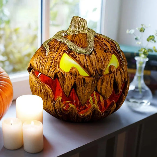 2025 Animated Talking Pumpkin – Noise-Activated Halloween Decor with Lifting Motion & Spooky Effects
