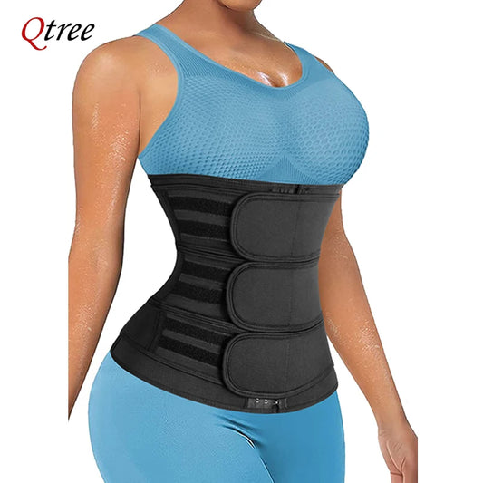 Qtree Women’s Body Shapewear – Waist Trainer & Tummy Control Sweat Belt