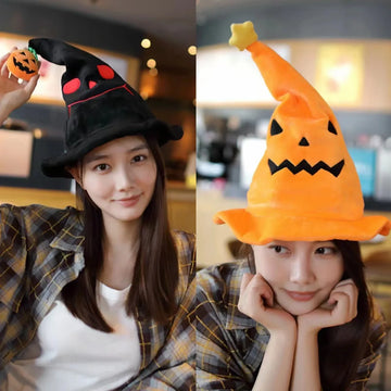 Halloween Pumpkin Witch Hat – Creative Costume Accessory for Party Decor & Festive Fun