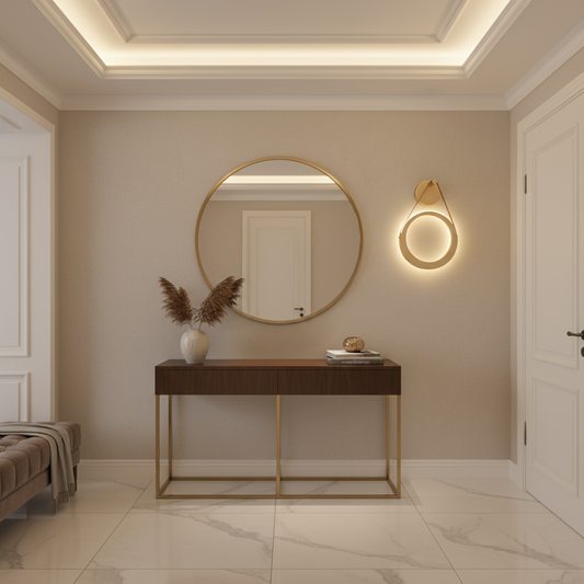 Arandela Ring em hall