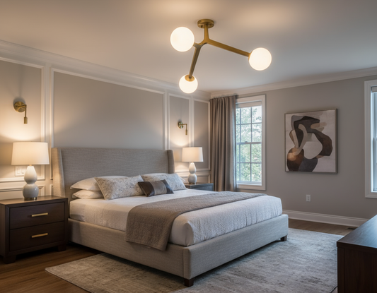 Luminária em quarto