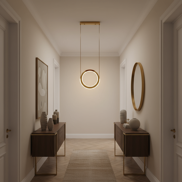 Pendente Ring em corredor