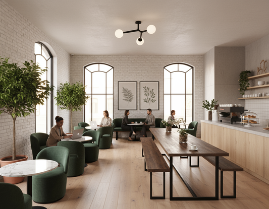 Plafon Triple em café